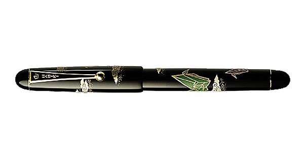 筆記具 Namiki the art of japanese lacquer pens Namiki Nippon Art Fountain Pen - Origami Penguin | PenSachi
